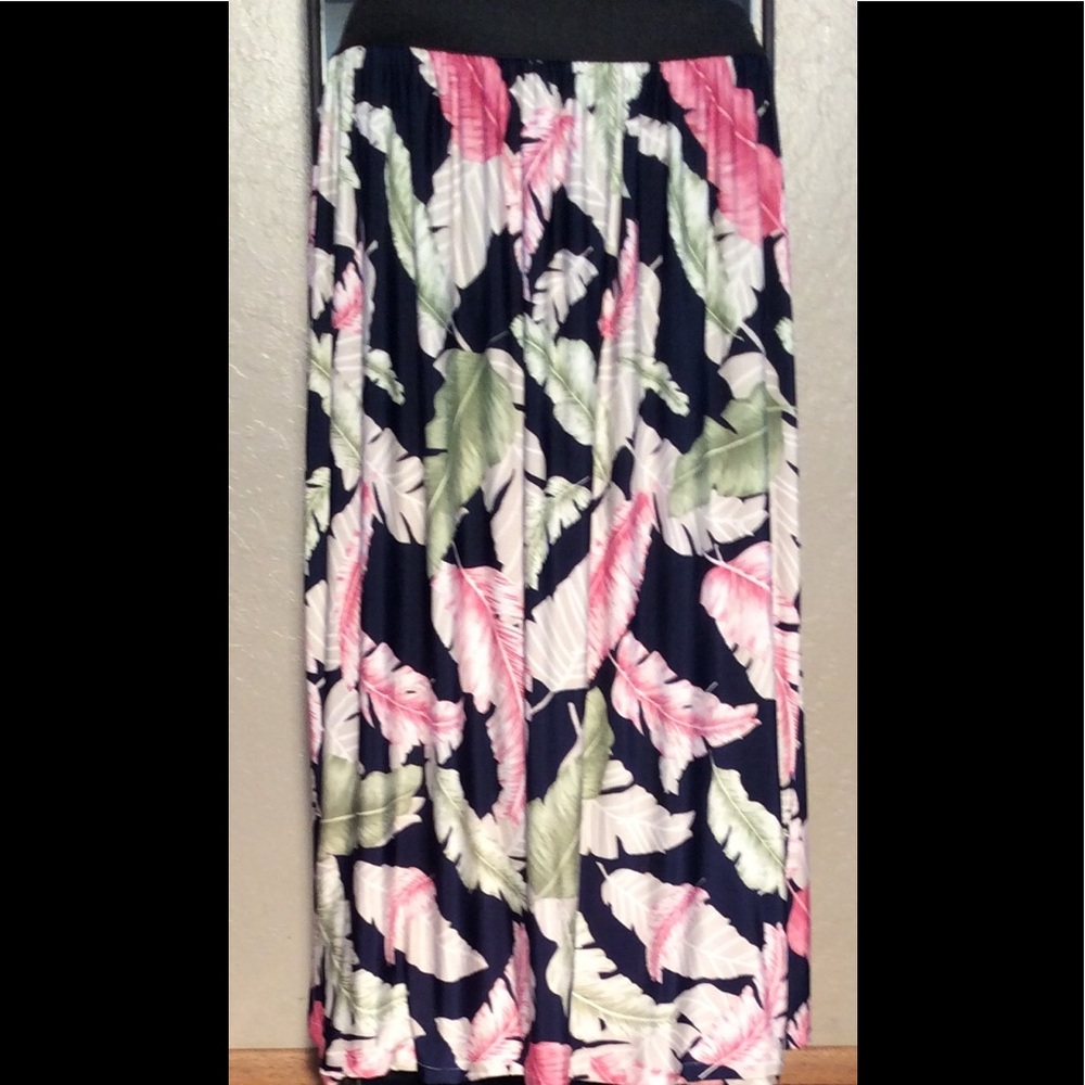 Beautiful blue and pink skirt